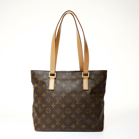 LOUIS VUITTON Cava Piano Monogram 2002 Tote Bag Brown WS25219