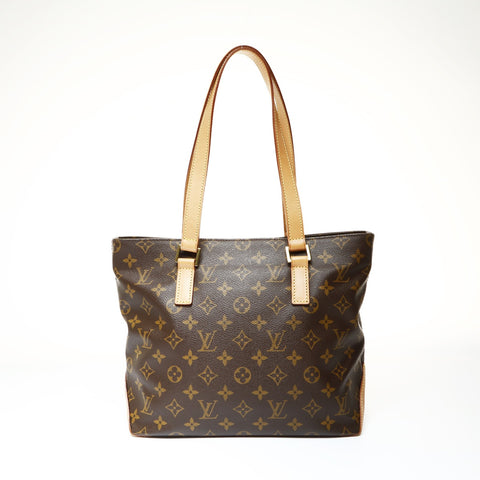 LOUIS VUITTON Cava Piano Monogram 2002 Tote Bag Brown WS25219