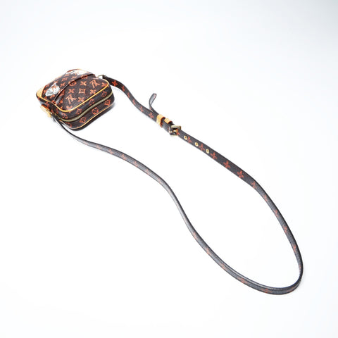 LOUIS VUITTON Catgram 2018 Monogram Shoulder Bag Brown WS25220