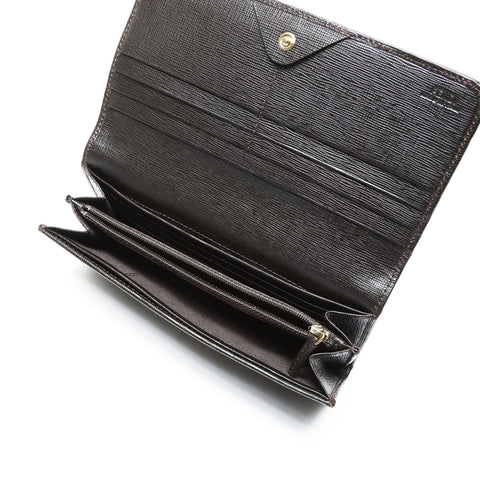 FENDI Zucca PVC Purse Brown WS25221