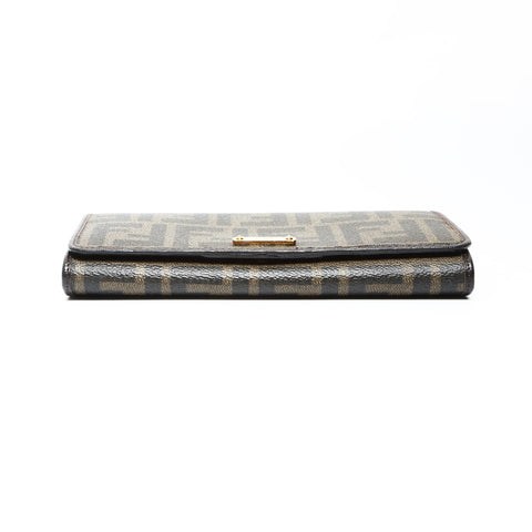 FENDI Zucca PVC Purse Brown WS25221