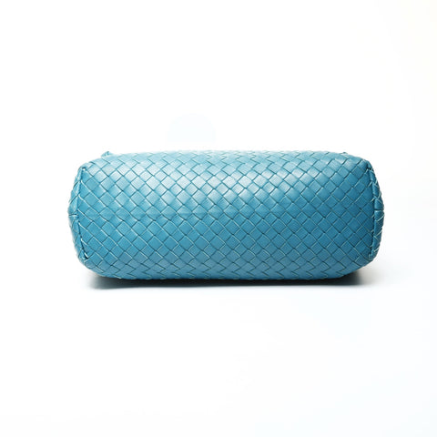BOTTEGAVENETA INTRECCIATO OLYMPIA Shoulder Bag blue WS25222
