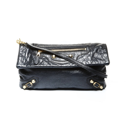 BALENCIAGA Giant Envelope 2way Shoulder Bag black WS25223