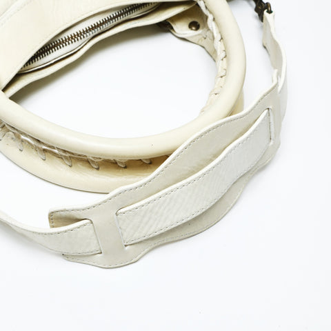 BALENCIAGA The First City 2way Cream Shoulder Bag cream WS25225