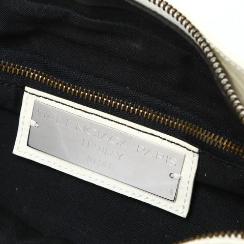 BALENCIAGA The First City 2way Cream Shoulder Bag cream WS25225