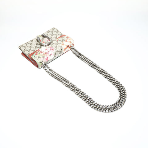 GUCCI GG Supreme Bloom Dionysus Small Shoulder Bag beige WS25226