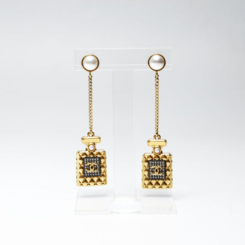 CHANEL A20A COCO Mark Drop 2020 Perfume Motif Pierce gold WS25228