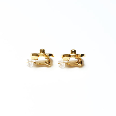 CHANEL Turnlock COCO Mark 96P 1996 Earring gold WS25235