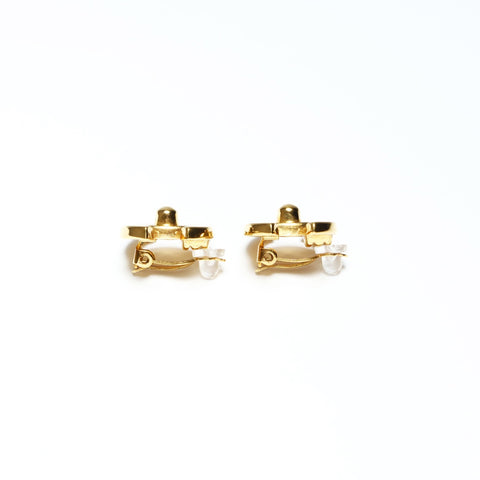 CHANEL Turnlock COCO Mark 96P 1996 Earring gold WS25235