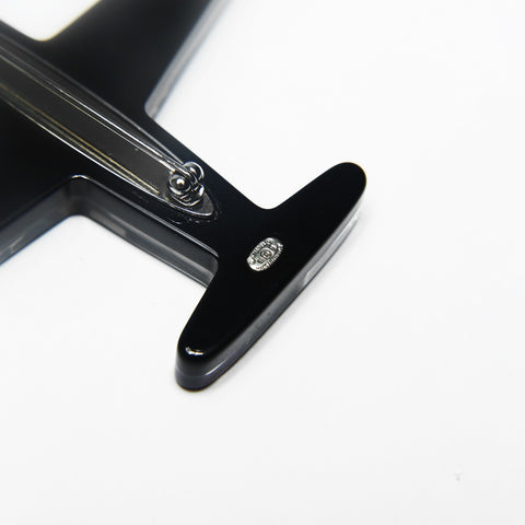 CHANEL Airplane COCO Mark 16S 2016 Brooch black WS25237