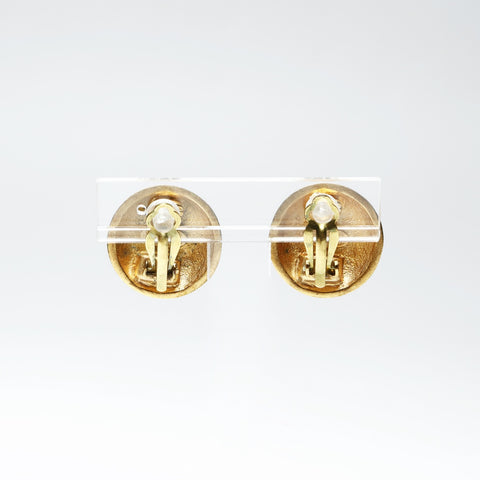 CHANEL COCO Mark Round 95A 1995 Earring gold WS25240