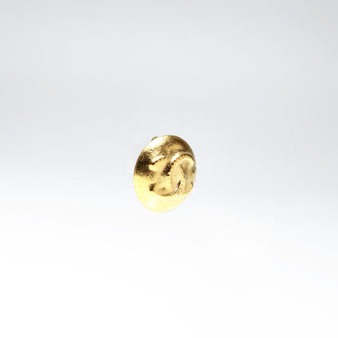 CHANEL COCO Mark Round 95A 1995 Earring gold WS25240