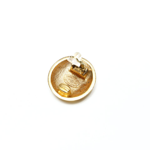 CHANEL COCO Mark Round 95A 1995 Earring gold WS25240