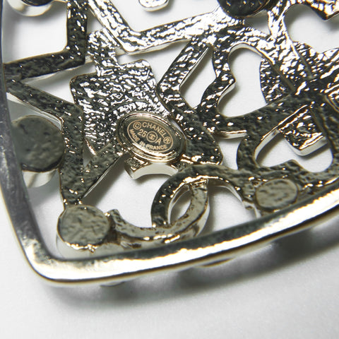 CHANEL Heart icon motif Brooch gold WS25242