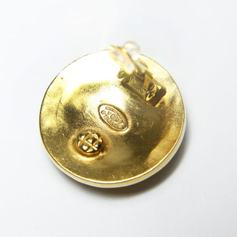 CHANEL 94A 1994 COCO Mark Earring gold WS25243