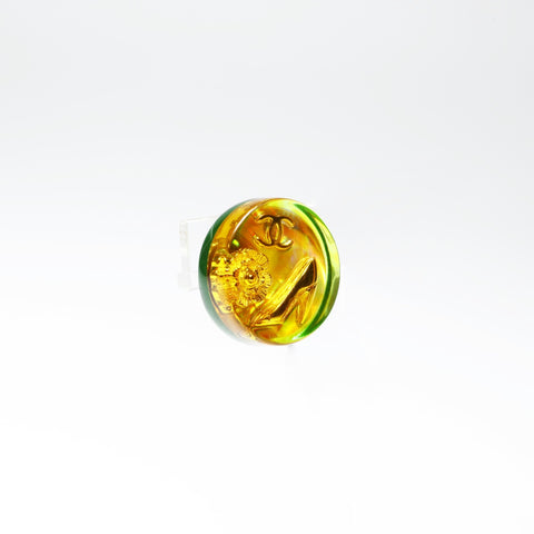 CHANEL 97P 1997 COCO Mark Earring gold WS25244