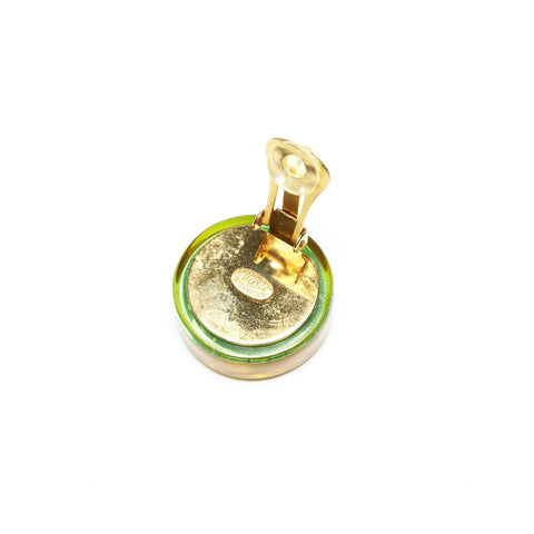 CHANEL 97P 1997 COCO Mark Earring gold WS25244