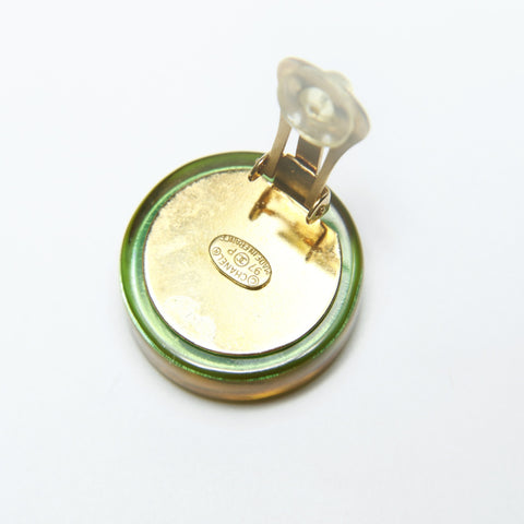 CHANEL 97P 1997 COCO Mark Earring gold WS25244