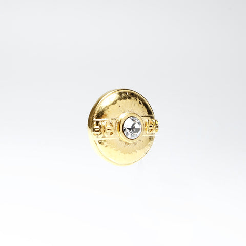CHANEL 2cc3 1988 Round COCO Mark Earring gold WS25246