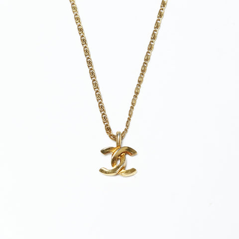 CHANEL COCO Mark Necklace gold WS25249