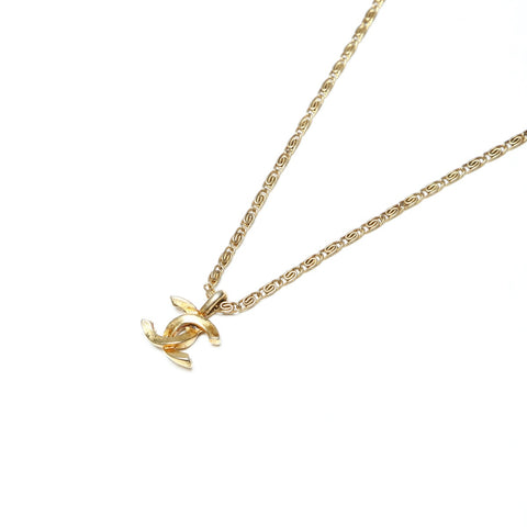 CHANEL COCO Mark Necklace gold WS25249