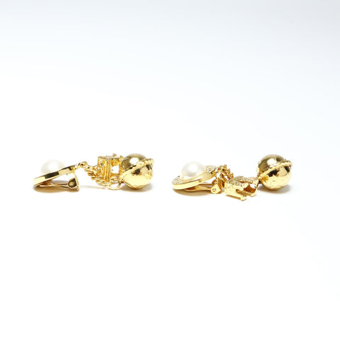 CELINE Arc de Triomphe Star Drop Earring gold WS25250