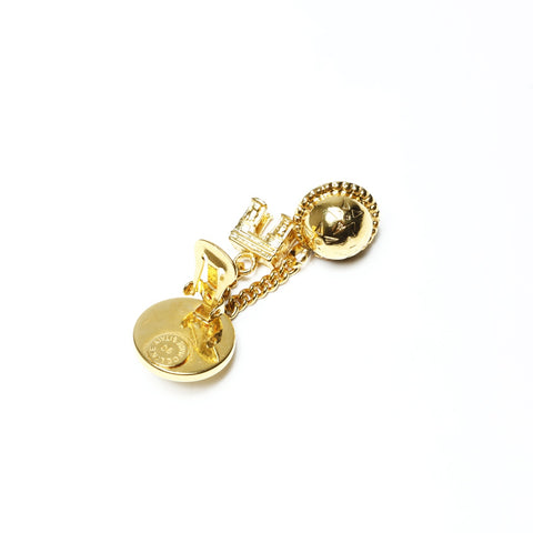 CELINE Arc de Triomphe Star Drop Earring gold WS25250