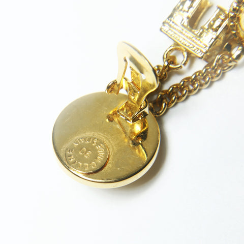 CELINE Arc de Triomphe Star Drop Earring gold WS25250