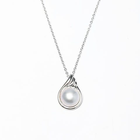 TASAKI Pearl Silver Pearl Necklace Silver WS25255
