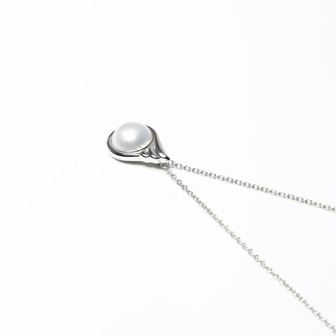TASAKI Pearl Silver Pearl Necklace Silver WS25255