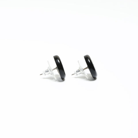 CHANEL 05V 2005 COCO Mark Rhinestone Pierce black WS25261