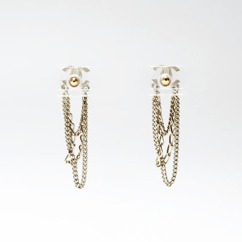 CHANEL 09P 2009 COCO Mark Chain Pierce gold WS25262