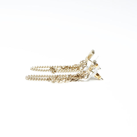 CHANEL 09P 2009 COCO Mark Chain Pierce gold WS25262