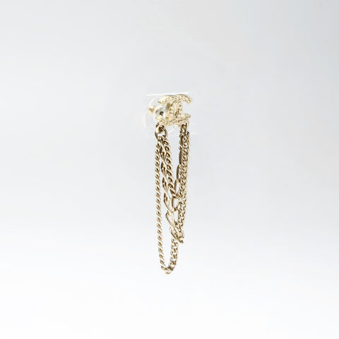 CHANEL 09P 2009 COCO Mark Chain Pierce gold WS25262