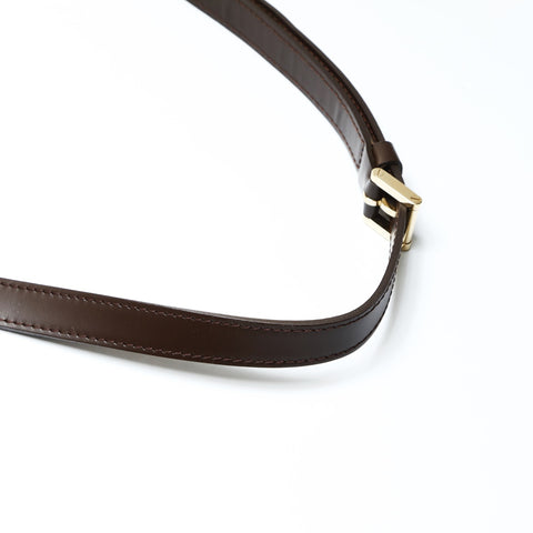 LOUIS VUITTON 2003 Damier Musette Shoulder Bag Brown WS25265