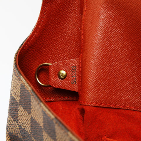 LOUIS VUITTON 2003 Damier Musette Shoulder Bag Brown WS25265