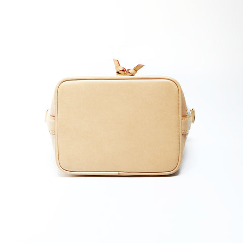 LOUIS VUITTON 2021-2025 Louis Vuitton Nano Noe Monogram Jacquard Shoulder Bag white WS25266