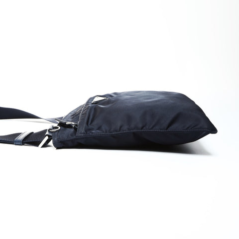 PRADA nylon testuto Shoulder Bag Navy WS25269