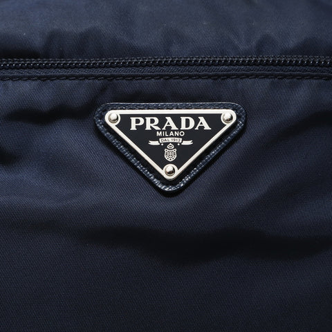 PRADA nylon testuto Shoulder Bag Navy WS25269
