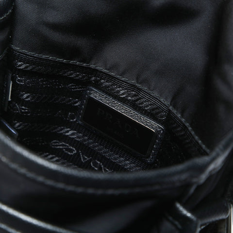 PRADA Nylon Saffiano 2VD043 Shoulder Bag black WS25270