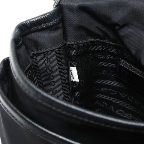 PRADA Nylon Saffiano 2VD043 Shoulder Bag black WS25270