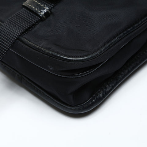 PRADA Nylon Saffiano 2VD043 Shoulder Bag black WS25270