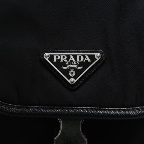 PRADA Nylon Saffiano 2VD043 Shoulder Bag black WS25270