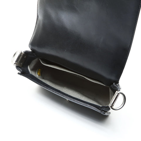 CHANEL No. 16 2012 Boy Lambskin Mini Stingray Shoulder Bag black WS25274