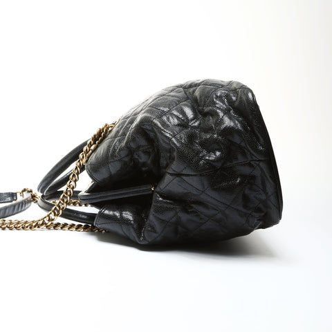 CHANEL No. 16 2012 Portobello 2-way Caviar Tote Handbag black WS25275