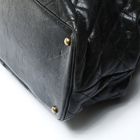 CHANEL No. 16 2012 Portobello 2-way Caviar Tote Handbag black WS25275