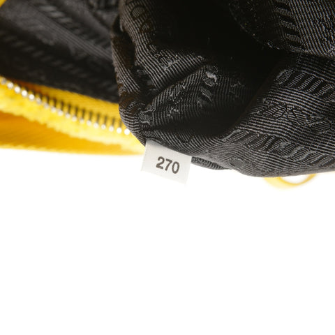 PRADA Terry Re-Edition 2000 SPUGNA Hobo Shoulder Bag yellow WS25279