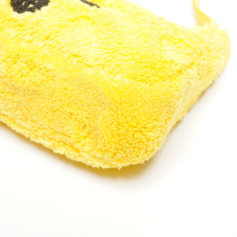 PRADA Terry Re-Edition 2000 SPUGNA Hobo Shoulder Bag yellow WS25279