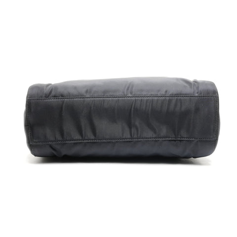 PRADA Nylon Chain Shoulder Bag Navy WS25280