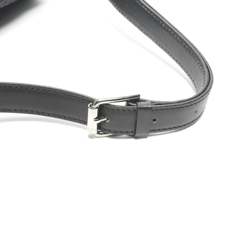 CELINE C Macadam Drum Canvas Shoulder Bag black WS25281